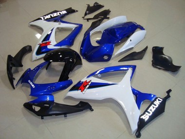 Affordable 2006-2007 Blue White Black Suzuki GSXR750 Motorcylce Fairings Canada