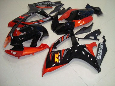 Affordable 2006-2007 Black Red Suzuki GSXR750 Motorcycle Fairing Kits Canada