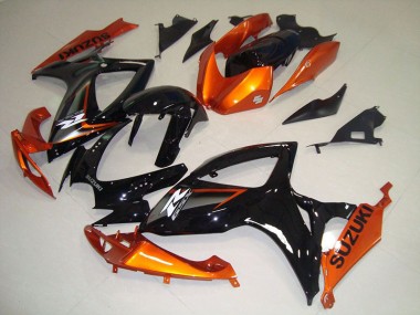 Affordable 2006-2007 Black Orange Suzuki GSXR750 Motorbike Fairing Canada