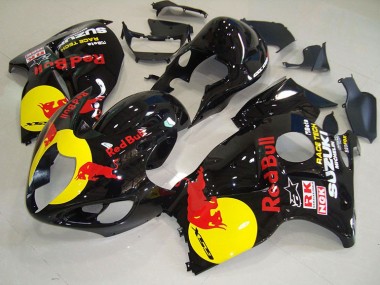 Affordable 1996-2007 Black Yellow Red Bull Suzuki GSXR1300 Hayabusa Motorcycle Fairing Kits Canada