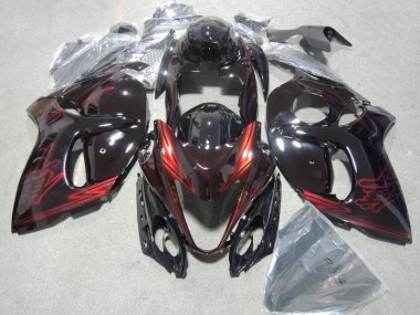 Affordable 2008-2019 Black Red Suzuki GSXR1300 Hayabusa Bike Fairings Canada