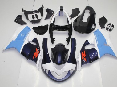 Affordable 1998-2003 Blue White Suzuki TL1000R Motorcycle Fairing Kits Canada