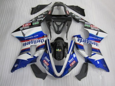 Affordable 2000-2001 Black White Blue Santander Yamaha YZF R1 Replacement Fairings Canada