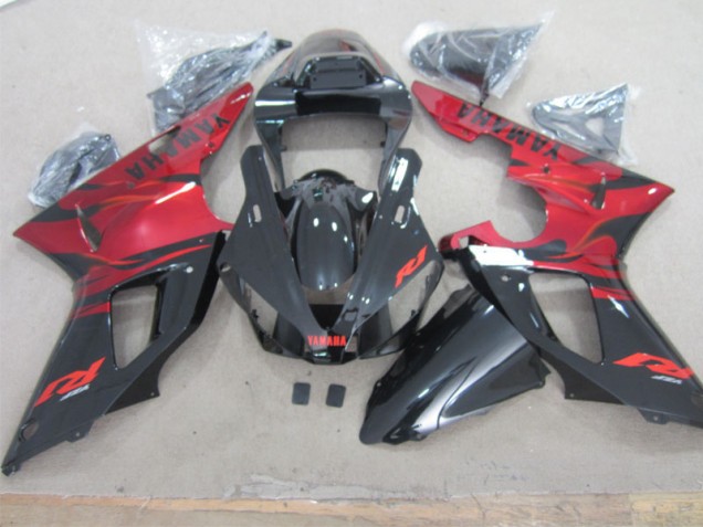 Affordable 2000-2001 Black Red Yamaha YZF R1 Motor Fairings Canada Affordable 2000-2001 Black Red Yamaha YZF R1 Motor Fairings Canada