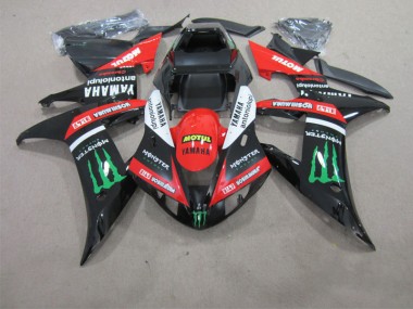 Affordable 2002-2003 Black Red Motul Yamaha YZF R1 Bike Fairings Canada