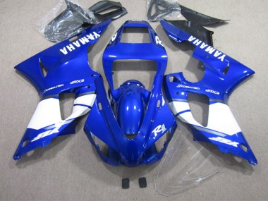 Affordable 2002-2003 Blue White Yamaha YZF R1 Bike Fairing Canada