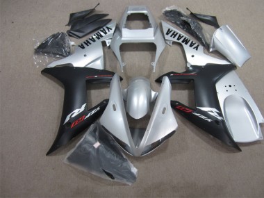 Affordable 2002-2003 Black Silver Yamaha YZF R1 Motorbike Fairing Kits Canada