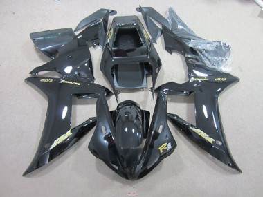 Affordable 2002-2003 Black Gold Decal Yamaha YZF R1 Motorcyle Fairings Canada