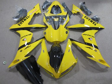 Affordable 2004-2006 Yellow Dunlop Yamaha YZF R1 Motorcycle Fairing Kits Canada