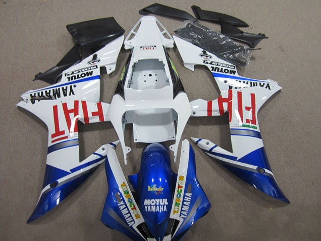 Affordable 2004-2006 Blue White Motul Fiat Yamaha YZF R1 Bike Fairing Canada