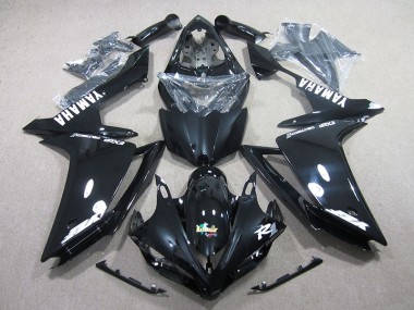 Affordable 2007-2008 Black White Decal Yamaha YZF R1 Motorcycle Fairing Kits Canada
