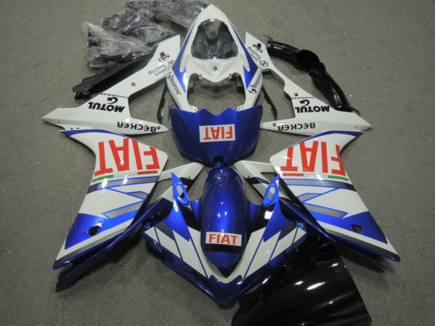 Affordable 2007-2008 Blue White Red Fiat Yamaha YZF R1 Motorcycle Replacement Fairings Canada Affordable 2007-2008 Blue White Red Fiat Yamaha YZF R1 Motorcycle Replacement Fairings Canada