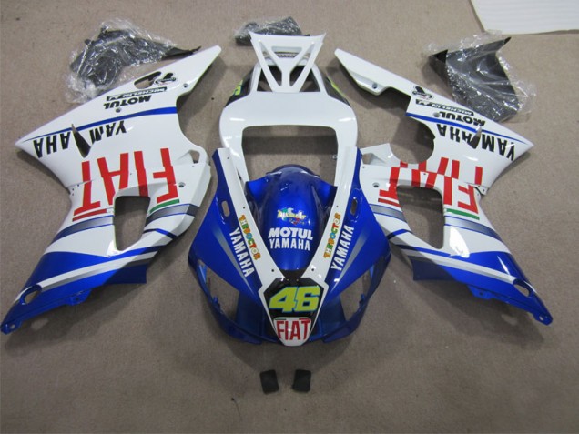 Affordable 2009-2011 Blue White Motul Dunlop 46 Yamaha YZF R1 Motorbike Fairing Canada