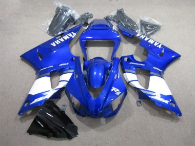 Affordable 2009-2011 Blue White Yamaha YZF R1 Moto Fairings Canada