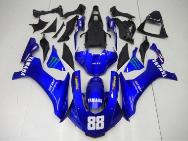 Affordable 2015-2019 Blue Monster 88 Yamaha YZF R1 Motorcycle Fairings Canada