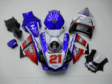 Affordable 2015-2019 Blue Red KGN 21 Yamaha YZF R1 Motorbike Fairing Canada