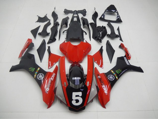 Affordable 2015-2019 Black Red 5 Yamaha YZF R1 Motorcycle Fairing Kit Canada Affordable 2015-2019 Black Red 5 Yamaha YZF R1 Motorcycle Fairing Kit Canada