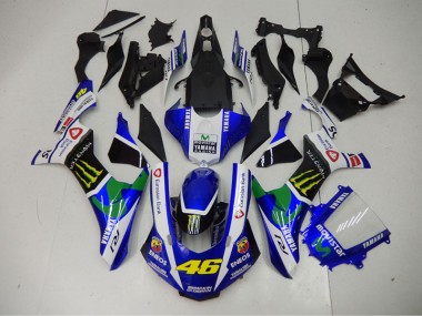 Affordable 2015-2019 Blue Blue White ENEOS Movistar 46 Yamaha YZF R1 Motor Bike Fairings Canada