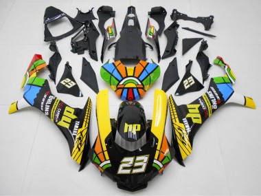 Affordable 2015-2019 Yellow Black 23 Yamaha YZF R1 Motorcyle Fairings Canada