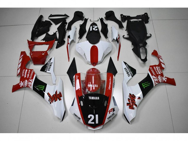 Affordable 2015-2019 Red Black 21 Yamaha YZF R1 Motorcycle Fairings Kit Canada Affordable 2015-2019 Red Black 21 Yamaha YZF R1 Motorcycle Fairings Kit Canada
