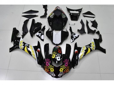 Affordable 2015-2019 Black White Yamaha YZF R1 Motorcylce Fairings Canada