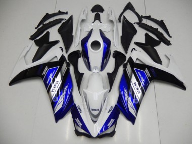 Affordable 2015-2022 Blue White Yamaha YZF R3 Motorcycle Fairing Canada