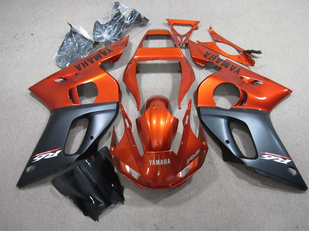 Affordable 1998-2002 Orange Black Yamaha YZF R6 Motorcyle Fairings Canada Affordable 1998-2002 Orange Black Yamaha YZF R6 Motorcyle Fairings Canada