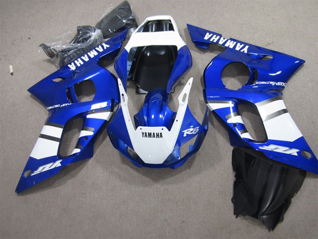 Affordable 1998-2002 Blue White Yamaha YZF R6 Replacement Fairings Canada Affordable 1998-2002 Blue White Yamaha YZF R6 Replacement Fairings Canada