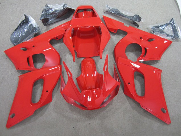 Affordable 1998-2002 Red Yamaha YZF R6 Motorcycle Fairing Kits Canada