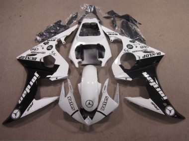 Affordable 2003-2005 White Black Yamaha YZF R6 Motorbike Fairings Canada