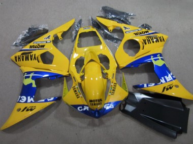 Affordable 2003-2005 Yellow Motul Yamaha YZF R6 Motorcycle Fairing Kits Canada
