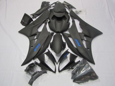 Affordable 2006-2007 Black Blue Decal Yamaha YZF R6 Motorcycle Fairings Kit Canada