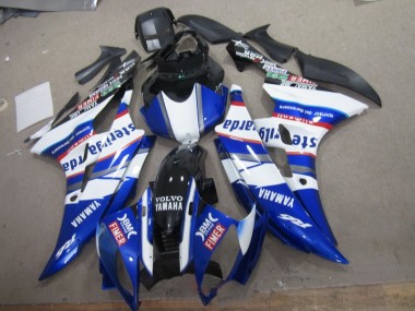 Affordable 2006-2007 White Blue Sterilgarda Volvo Yamaha YZF R6 Motorcylce Fairings Canada