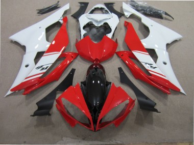 Affordable 2008-2016 Red White Black Yamaha YZF R6 Motorcycle Fairing Kit Canada