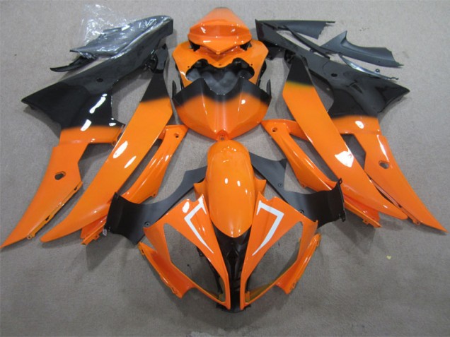 Affordable 2008-2016 Orange Yamaha YZF R6 Motorcycle Fairings Canada