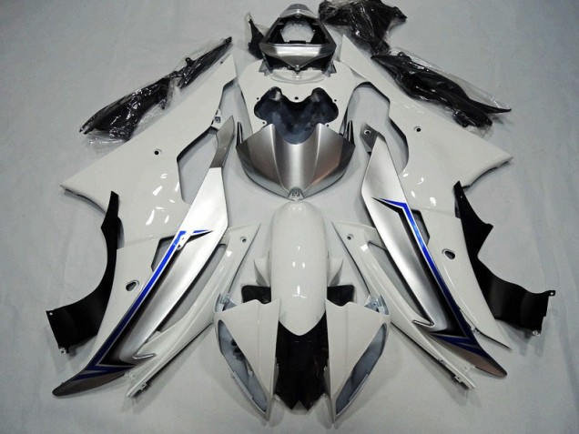 Affordable 2008-2016 White Black Blue Yamaha YZF R6 Motorcycle Replacement Fairings Canada Affordable 2008-2016 White Black Blue Yamaha YZF R6 Motorcycle Replacement Fairings Canada