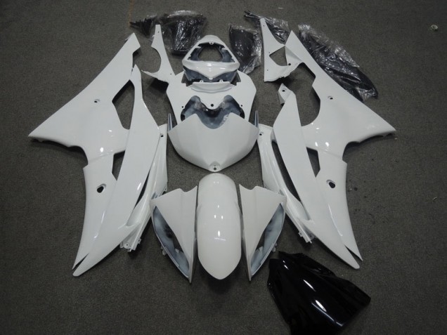 Affordable 2008-2016 White Yamaha YZF R6 Motorcyle Fairings Canada Affordable 2008-2016 White Yamaha YZF R6 Motorcyle Fairings Canada