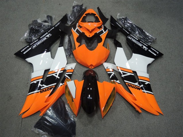 Affordable 2008-2016 Orange Black Motul Yamaha YZF R6 Motor Fairings Canada