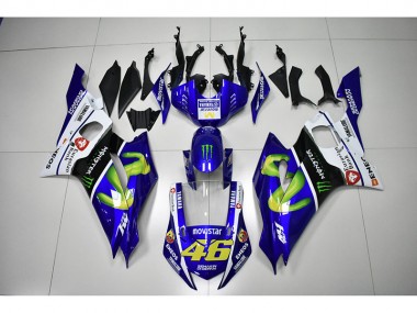 Affordable 2017-2021 Monster Blue Movistar 46 Yamaha YZF R6 Motorcycle Bodywork Canada